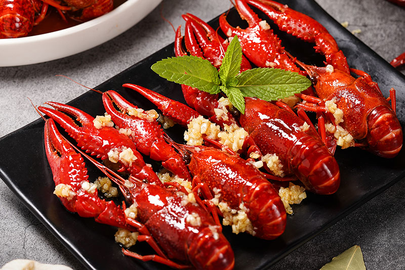 Seasoned crayfish